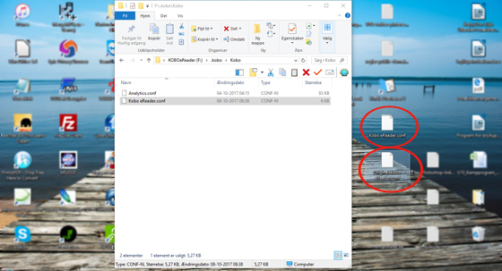 2 config files on desktop