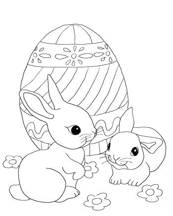 free easter coloring pages for kids high printing quality