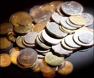 Counting coins can be a fun math activity.