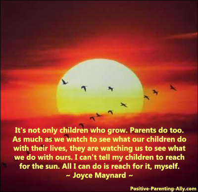 Quote by Joyce Maynard on children growing and reaching for the sun.