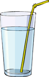 How water makes a straw look bended - fun science experiments for kids