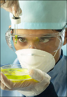 Science protection and safety: Always wear goggles, gloves etc. when doing more 'risky' science experiments.
