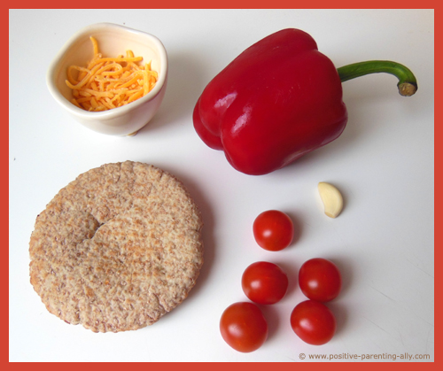 Ingredients for the cheese pita.