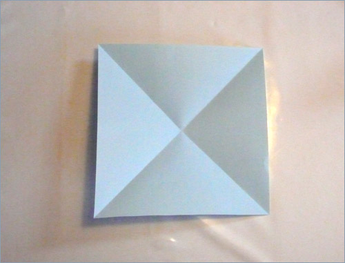Origami fortune teller step 2
