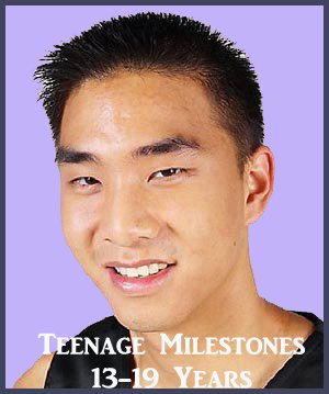 Asian teenage boy.
