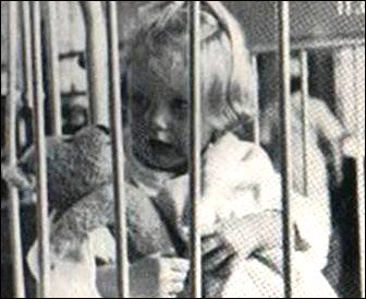 A photo shot from the film A two-year-old-goes to hospital.
