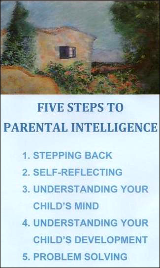 Laurie Hollman's Parental Intelligence Model: 5 steps to behavior problem solving.