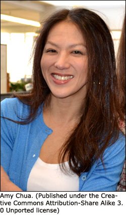 Tiger Mom Amy Chua as a supporter of authoritarian parenting.