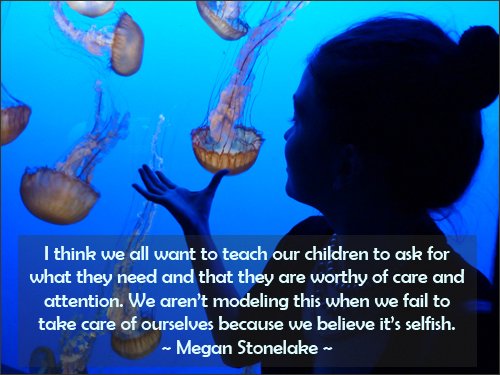 Parenting quote about taking care of oneself.