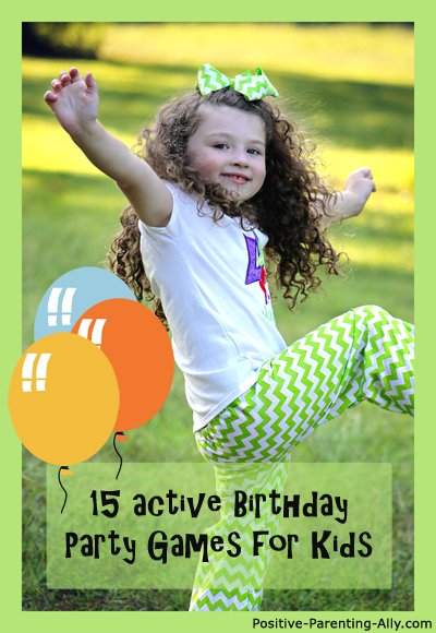 15 fun party games for kids ideal for an active birthday.