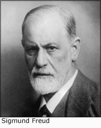 Famous photo of Sigmund Freud