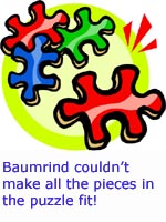 Harmonious parents that didn't fit the puzzle. Pieces don't fit!