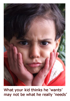 Parenting issue - picure of angry kid