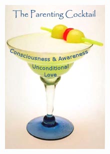 Pretty picture of a cocktail - a powerful parenting cocktail of love and consciousness!