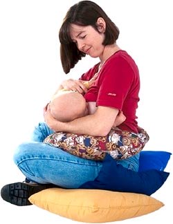 Picture of baby breastfeeding