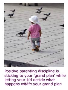 Cute toddler picture, girl walking among pigeons