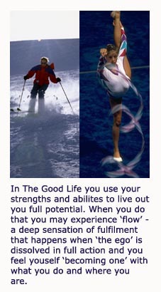 The good life, being in flow, Mihaly Csikszentmihalyi