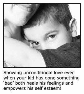 Parents loving unconditionally. Mother holding, hugging and comforting her little boy!